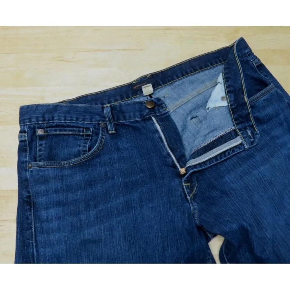 Mens Agave Copper Spitfire Relaxed Straight Jeans Pants Blue USA Made Size 40x36